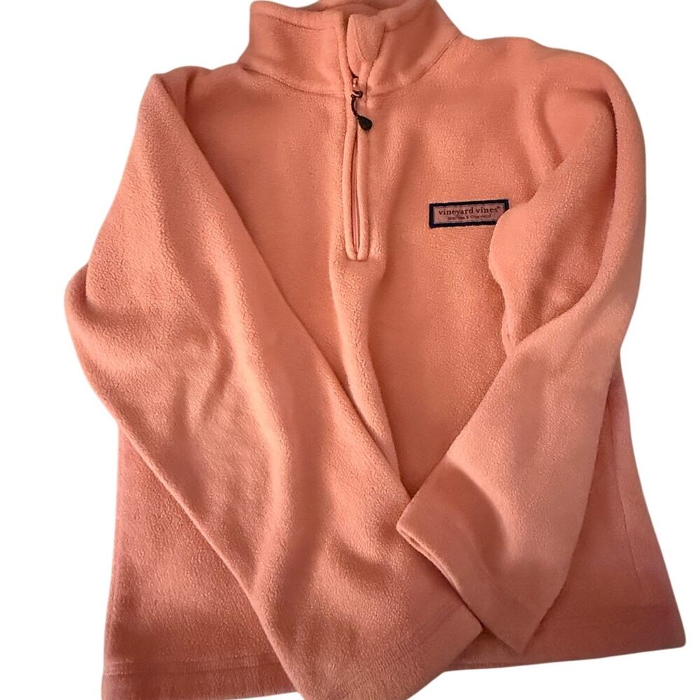 Vineyard Vines pink fleece size 7-8